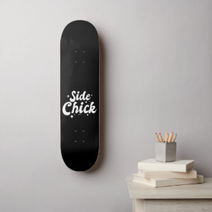 Skateboard ADEMÁS CHICK divertido acción de gracias