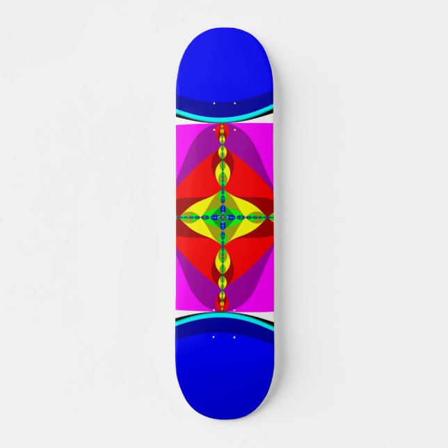 Skateboard ADN - Arte fractal (Anverso )