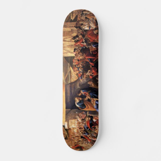 Skateboard Adoración de unos de los reyes magos - Botticelli (Anverso)