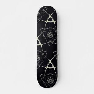 Skateboard Adorno Dorado