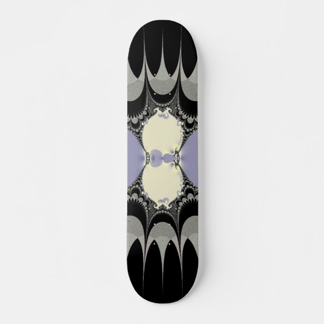 Skateboard Adorno Dorado (Anverso )