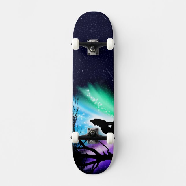 Skateboard Afeite nocturno (Anverso)