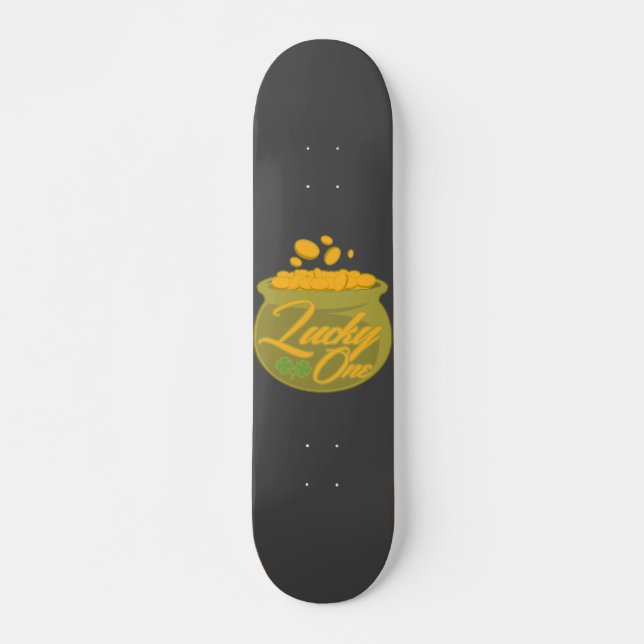 Skateboard Afortunado (Anverso )