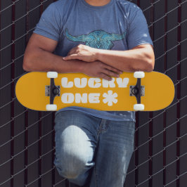 Skateboard Afortunado Amarillo