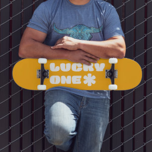 Skateboard Afortunado Amarillo