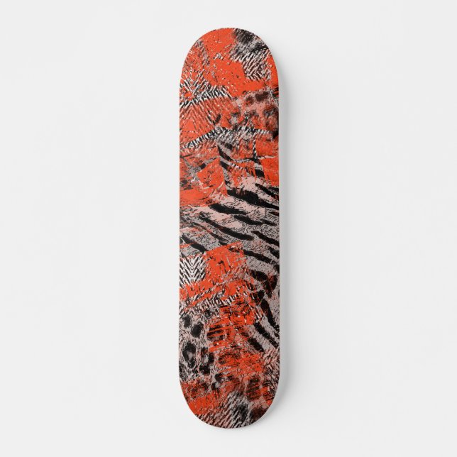 Skateboard Africano, tribal. (Anverso )