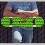 Skateboard Agregar Iniciales de Nombre, Patrón de Hash de Tej<br><div class="desc">Añade cualquier nombre o iniciales que quieras en este gran diseño - Visita mi tienda para ver muchos más diseños de skateboard y camisetas de skateboard,  Hoodies,  Backpack,  Blankets y más.</div>
