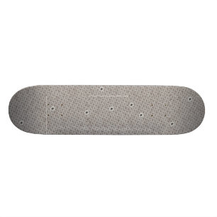 Skateboard Agujero de bala y placa del diamante