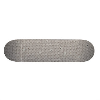 Skateboard Agujero de bala y placa del diamante