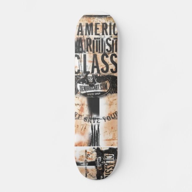 Skateboard Ahorre su cubierta del alma (Anverso)