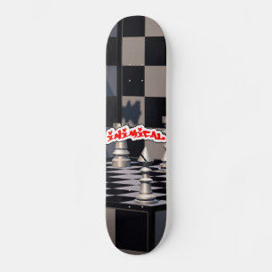 Skateboard Ajedrez hostil