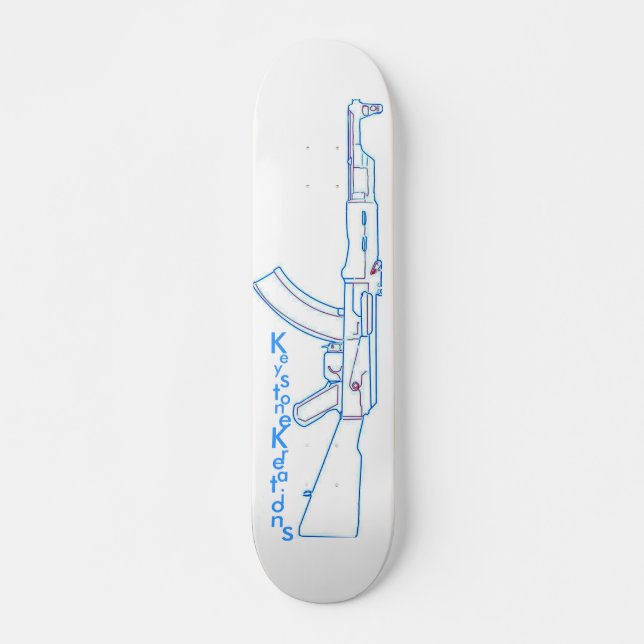 Skateboard AK 47 KeystoneKreations (Anverso )