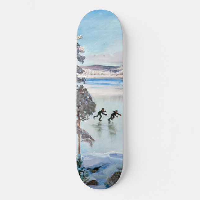 Skateboard Akseli Gallen-Kallela - Patinadores cerca de la co (Anverso)