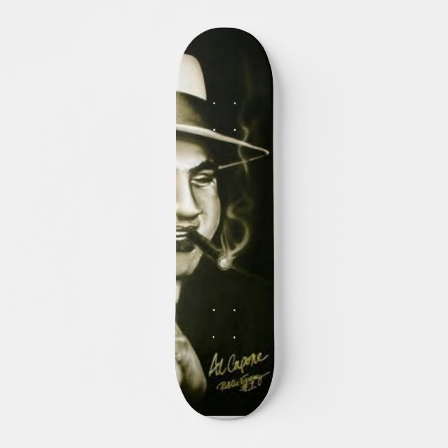 Skateboard Al Capone (caracortada) - serie de la firma (Anverso )