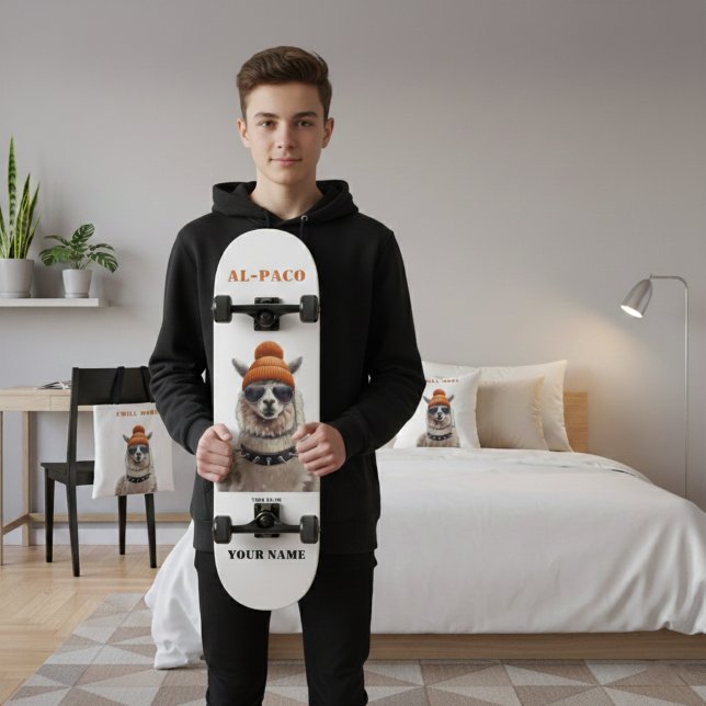 Skateboard AL-PACO | Alpaca patinador urbano personalizado (Subido por el creador)