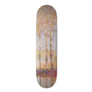 Skateboard Álamos de Claude Monet el   en los bancos del Epte