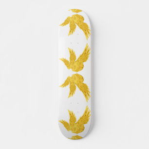 Skateboard Alas de Arcángel de oro de otoño