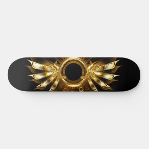 Skateboard alas de estilo steampunk