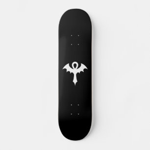 Skateboard Alas de murciélago góticas Ankh