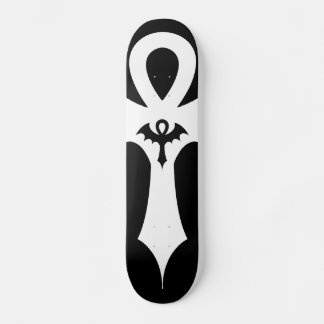 Skateboard Alas de murciélago gótico Ankh