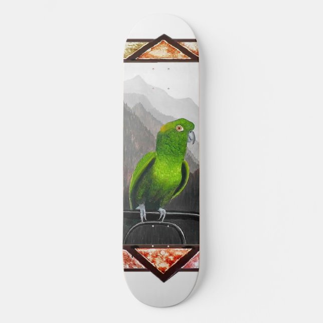 Skateboard Aldo Mi Loro Amazónico (Anverso)