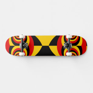 Skateboard Alemania Colores de bandera nacional asombrosa adi