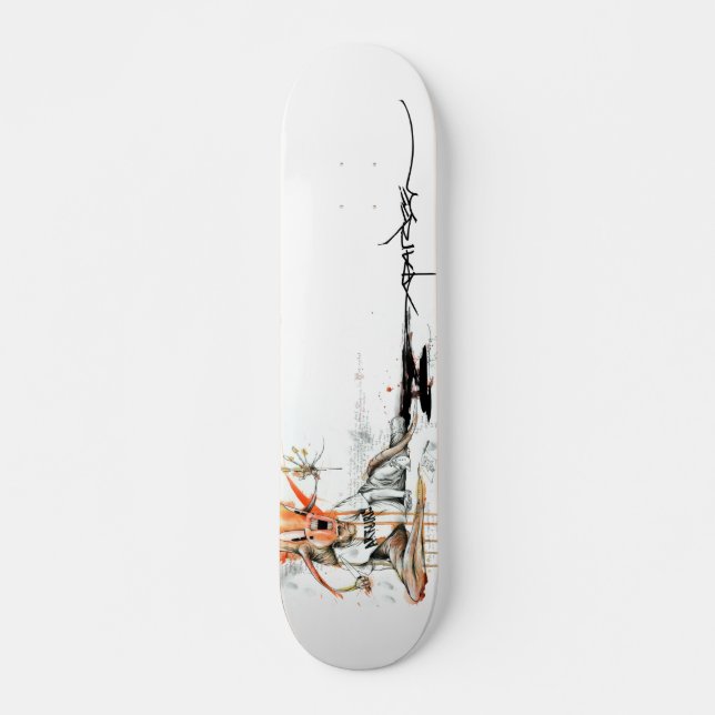 Skateboard Alex Pardee "amor del friki " (Anverso )