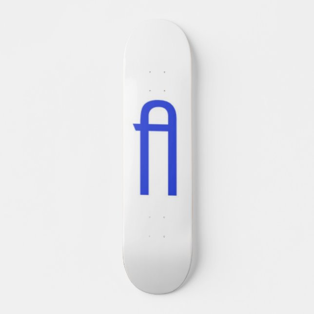 Skateboard alfabético A (Anverso )