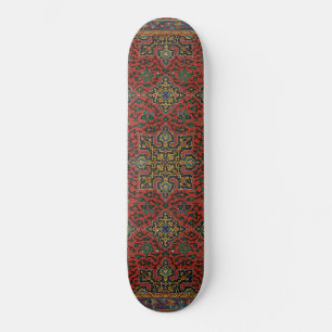 Skateboard Alfombra Persa Roja Azul Clásica