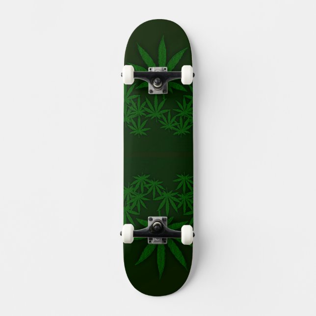 Skateboard Alga verde (Anverso)