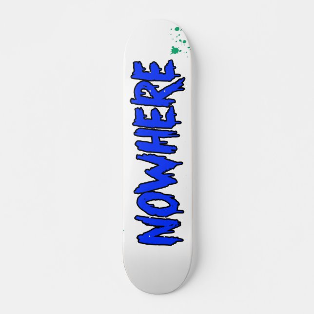 Skateboard Algo extraño (Anverso )
