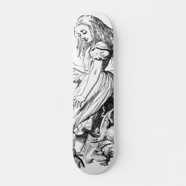 Skateboard Alicia da pruebas (Anverso )