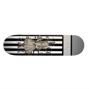 Skateboard Alicia en Grunge del país de las maravillas