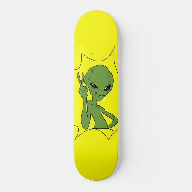 Skateboard Alien (Anverso)