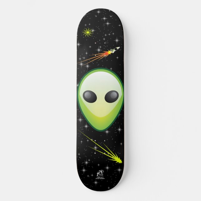 Skateboard Alien (Anverso)