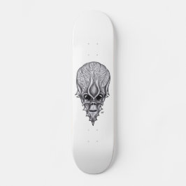 Skateboard Alien Face , reconstrucción facial de cráneo afric