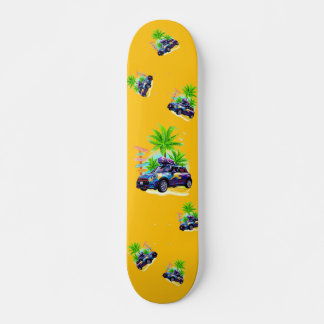 Skateboard Alien montando una minipatineta
