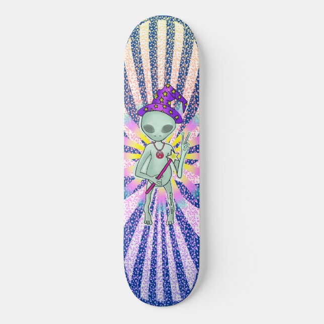 Skateboard alienígena del Asistente para la paz (Anverso)