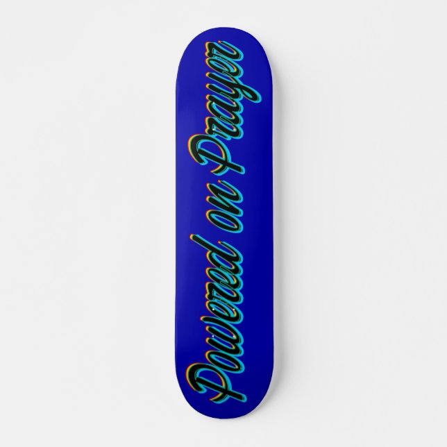 Skateboard Alimentado por Prayer Electric (Anverso )
