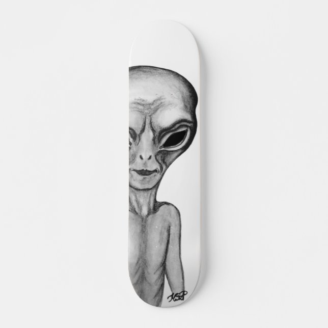 Skateboard Alimento gris (Anverso )