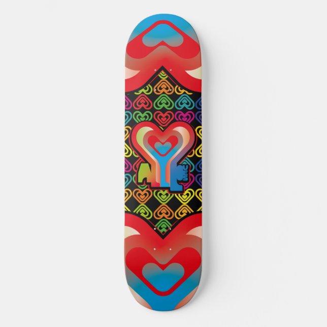 SKATEBOARD ALL LOVES  BY MASANSER (Anverso)