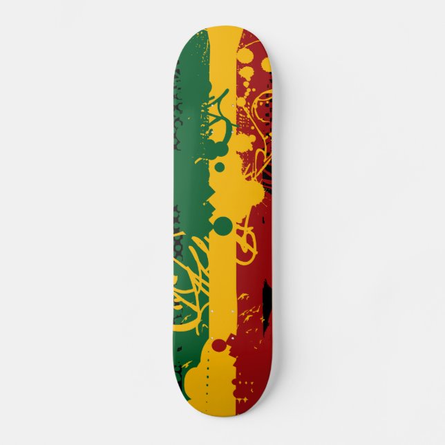 Skateboard Alma de Rasta (Anverso)