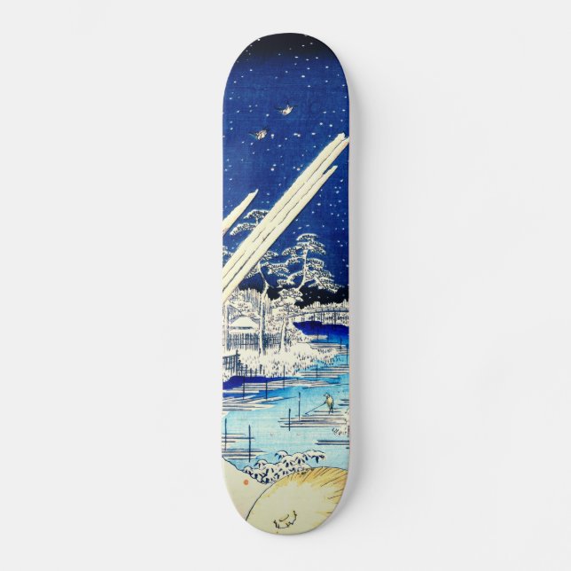 Skateboard Almacén de maderas 1856 de Fukagawa (Anverso)