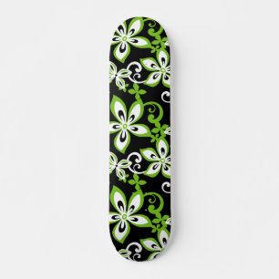 SKATEBOARD ALOHA HAWAII (NEGRO/LIME)