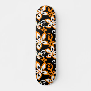 SKATEBOARD ALOHA HAWAII (NEGRO/NARANJA)