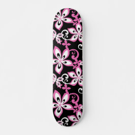 SKATEBOARD ALOHA HAWAII (NEGRO/ROSA)