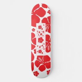 Skateboard Aloha Hibiscus
