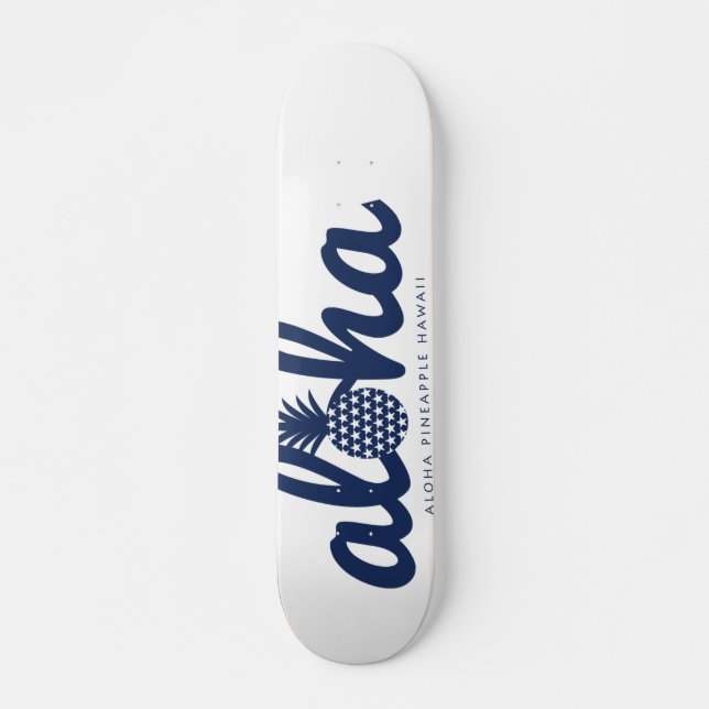 Skateboard Aloha pineapple LogoColor-Navy (Anverso )