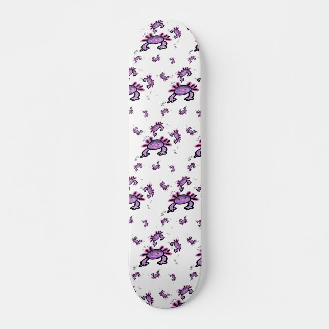 Skateboard A'lotl axolotls (Anverso )