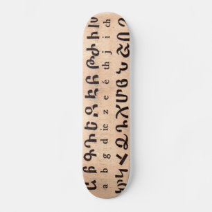 Skateboard Alphabet de Armenia